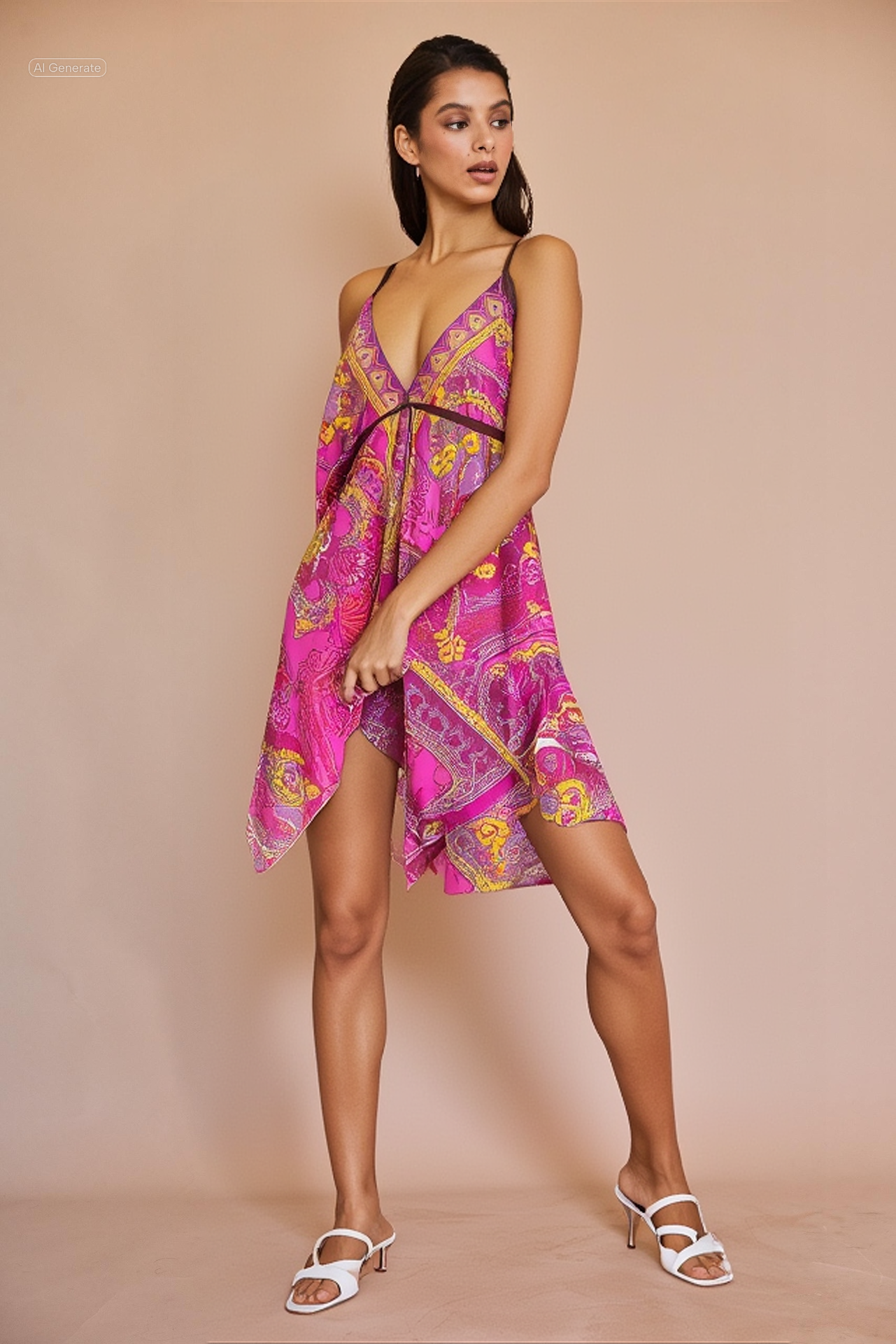 Pink Oasis - Silk Series #4