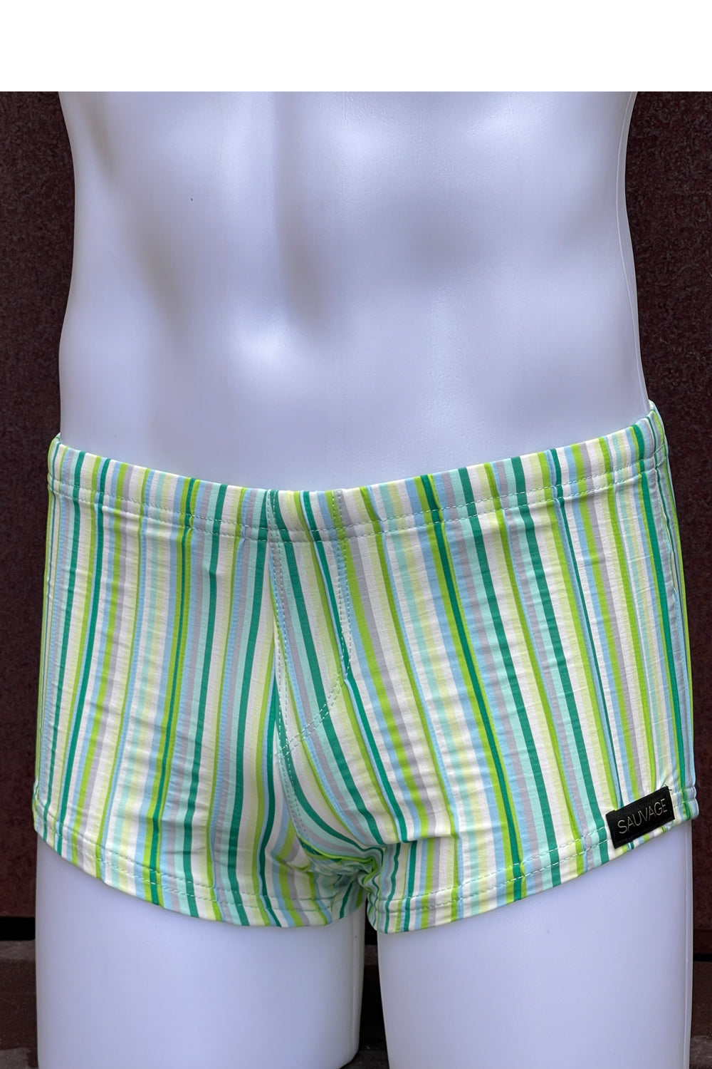 Green Stripe Squarecut