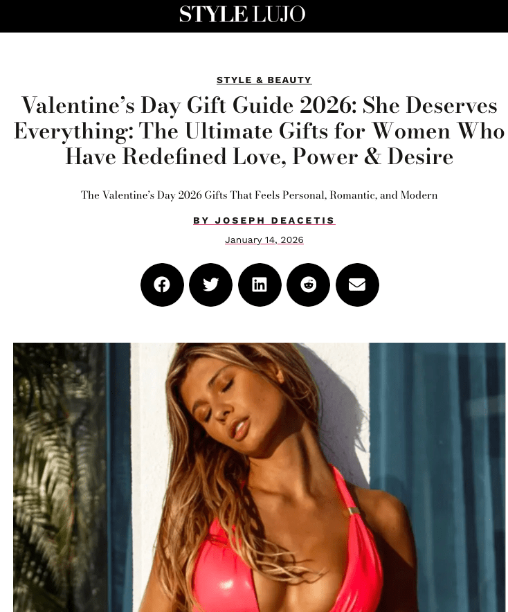 Valentines Gift Guide - Sauvage Swimwear