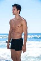 Black Tuxedo Retro Lycra Swimmer