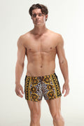 swimsuit model on beach Natural Leopard Classic Swimmer