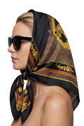 swimsuit model on beach Gold Tiger - Scarf