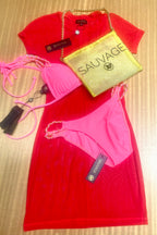 Red Mesh Dress