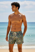 swimsuit model on beach Jade Paisley Beach Short