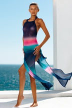 Cosmic Halter Beach Dress