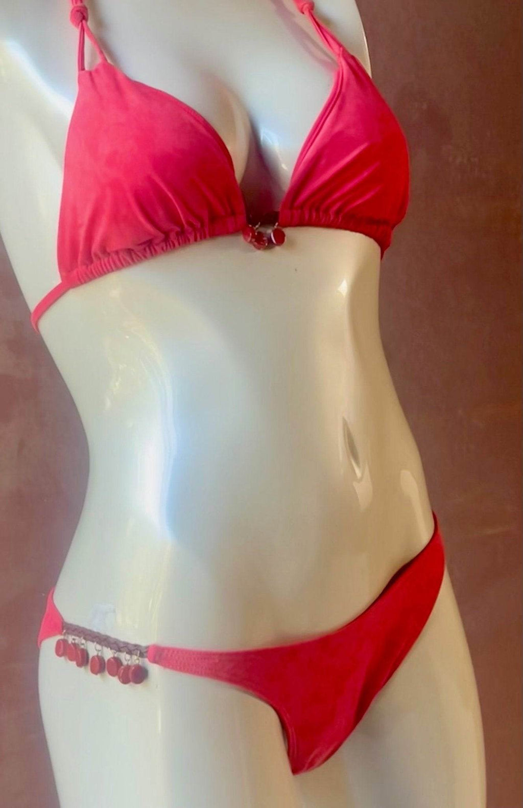 Deep Red Suede BikinI deep-red-suede-bikinisauvage-swimwear-5378972