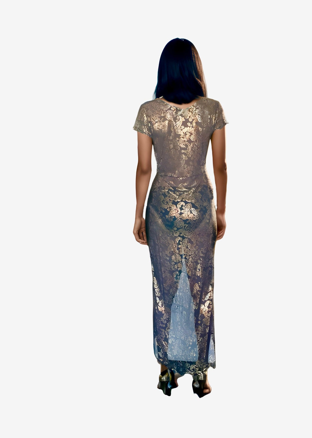 swimsuit model on beach Jackie Dress