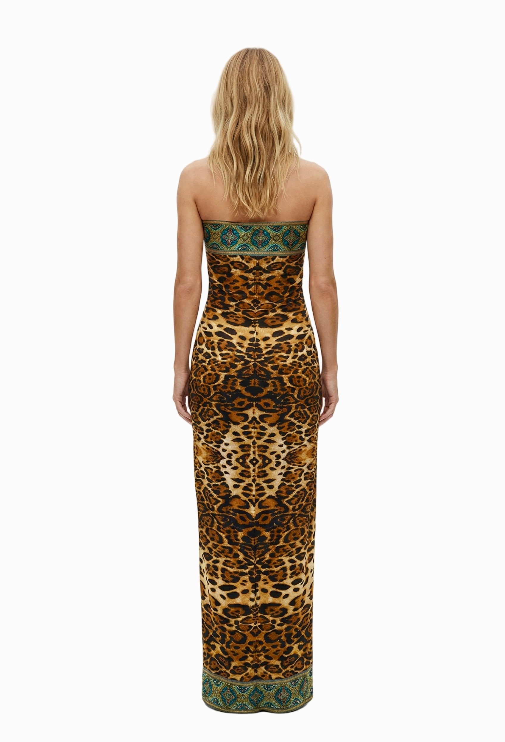 Leopard Silk Dress