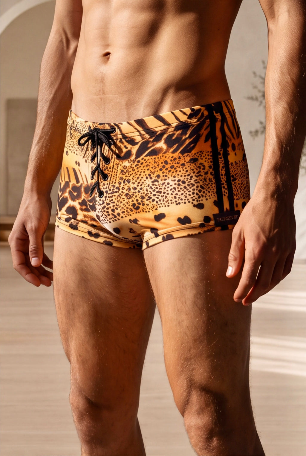 swimsuit model on beach Safari - Designer Football