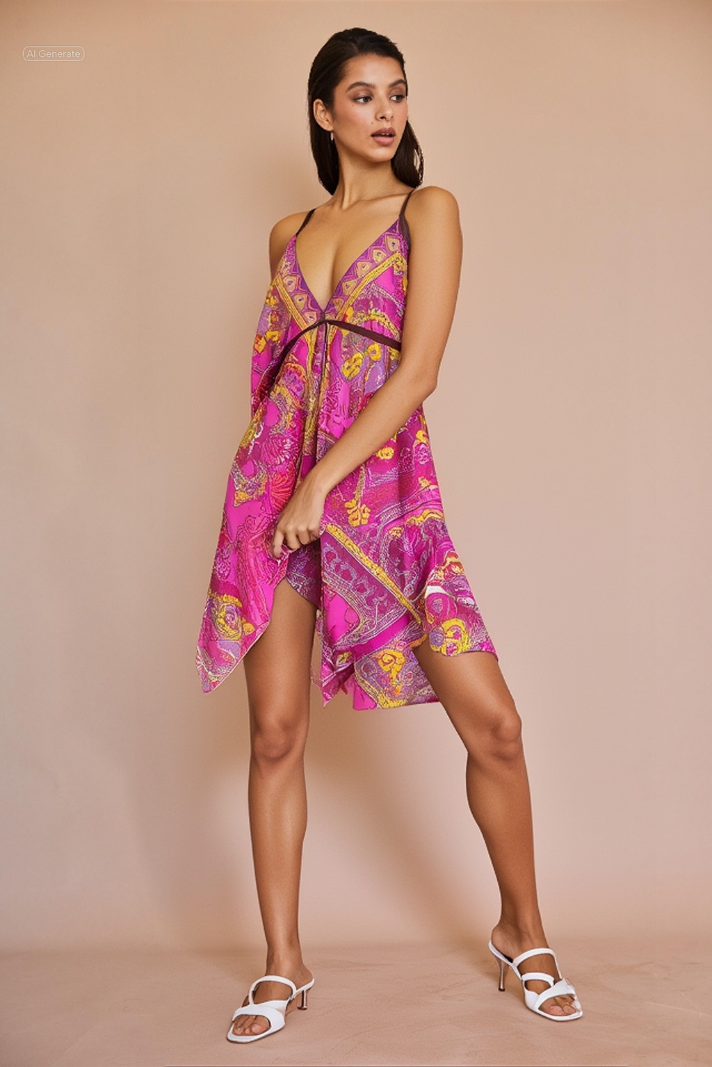 Pink Oasis - Silk Series #4