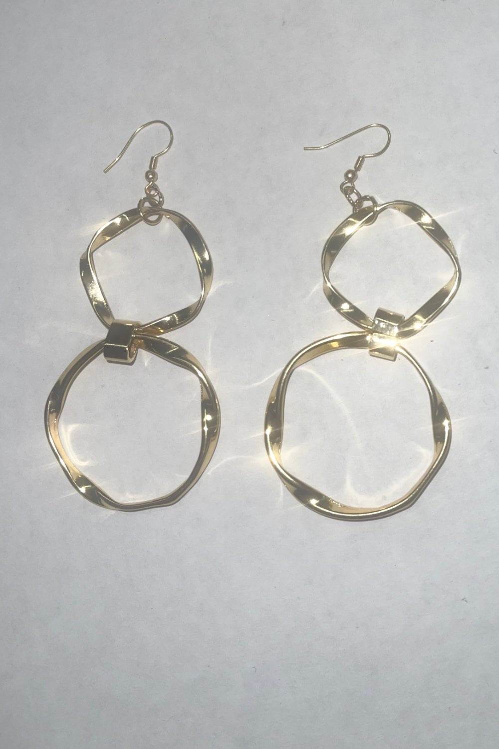 swimsuit model on beach Serpahinne Earrings