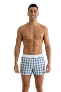 White Plaid Retro Lycra Swimmer white-plaid-retro-lycra-swimmermens-swim-2167924