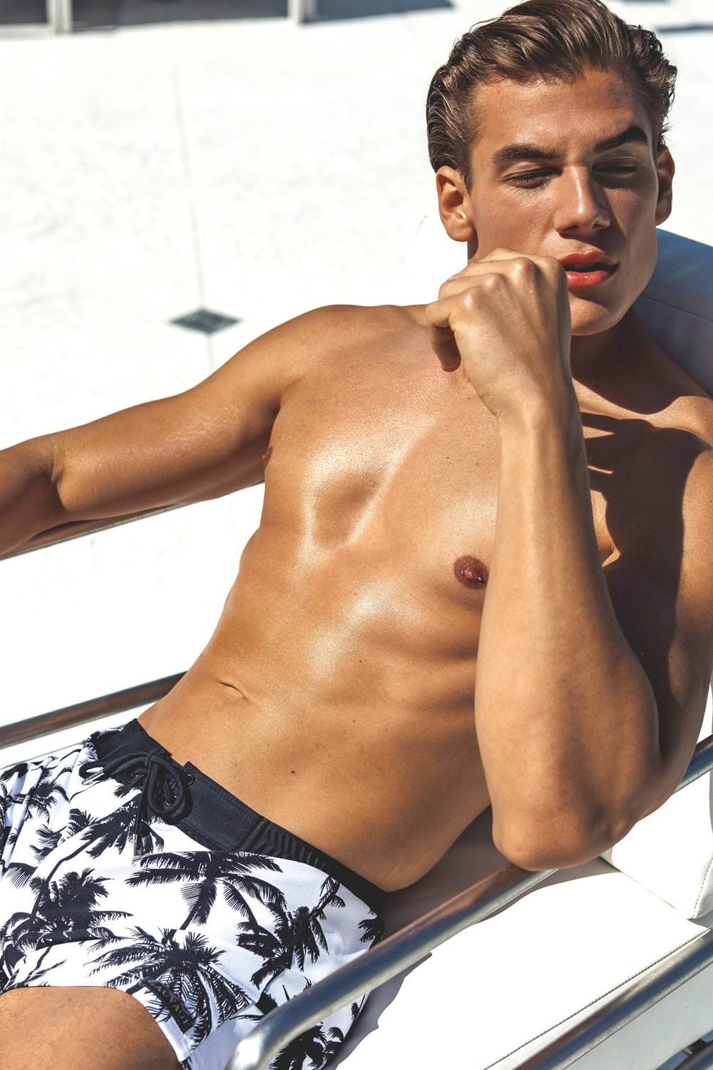 White Varenna Retro Lycra Swimmer white-varenna-retro-lycra-swimmersauvage-swimwear-mens-6236660