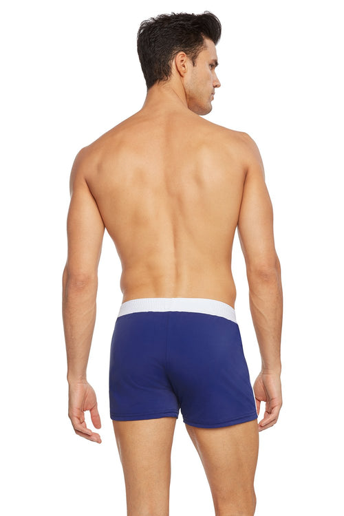 Retro Lycra Swimmer - Navy - Sauvage