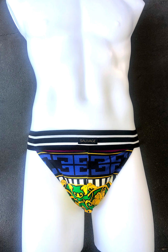 Sheer Stripe Brief - Florentine - Sauvage