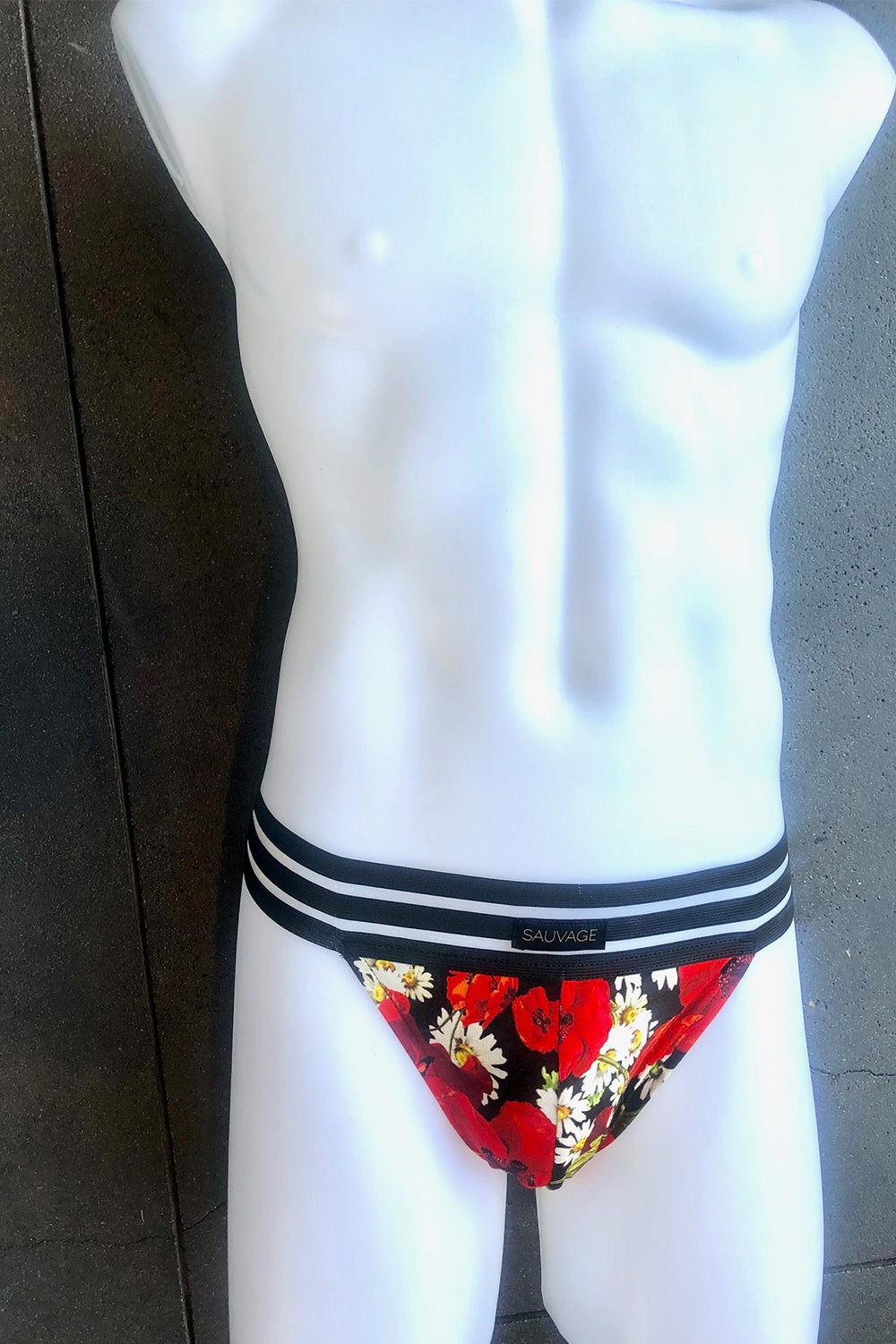 Sheer Stripe Brief - Napoli - Sauvage