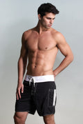 Free Shirt with Black Pocket Board Short banded-pocket-board-blackmens-swim-1367730