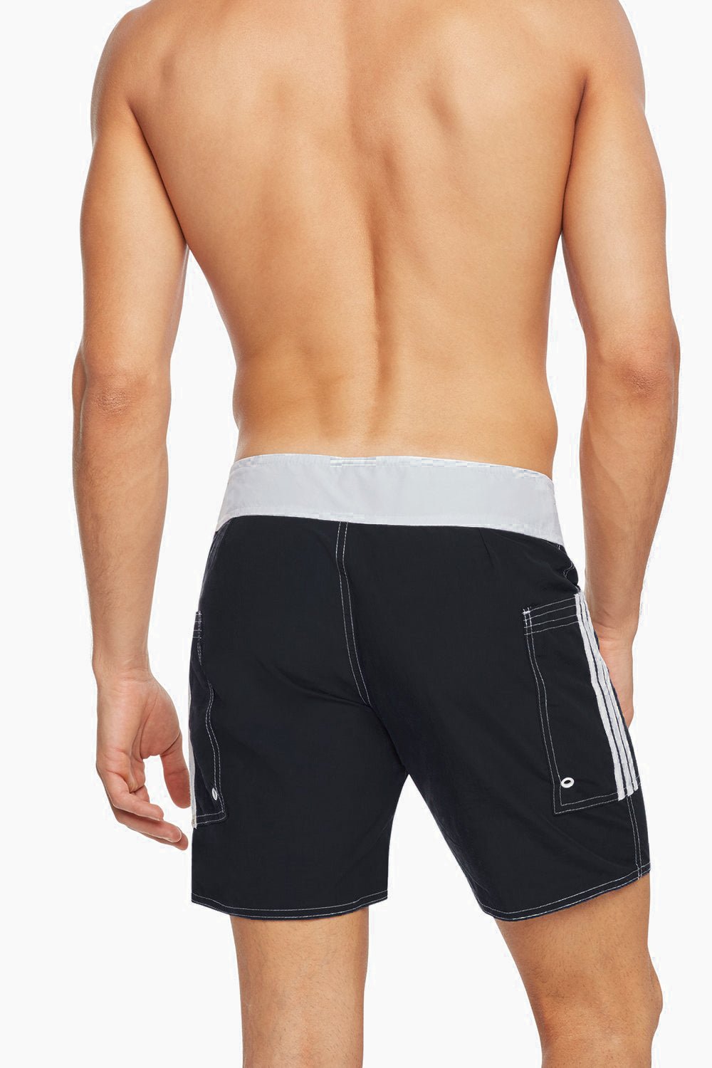 Free Shirt with Black Pocket Board Short banded-pocket-board-blackmens-swim-9999238