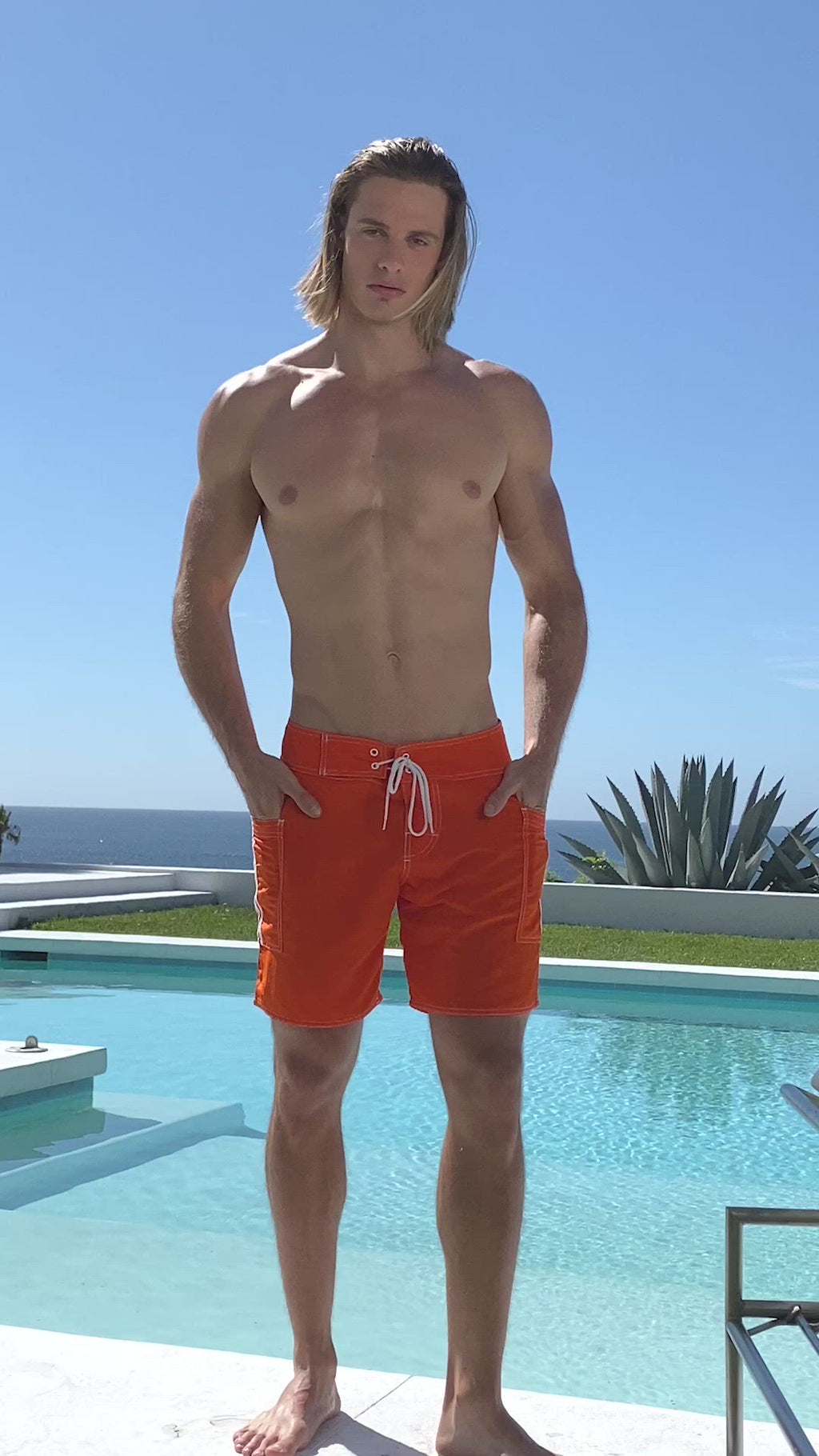 Orange Banded Pocket Board