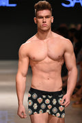 swimsuit model on beach Heartbreaker Italia Swim Trunks